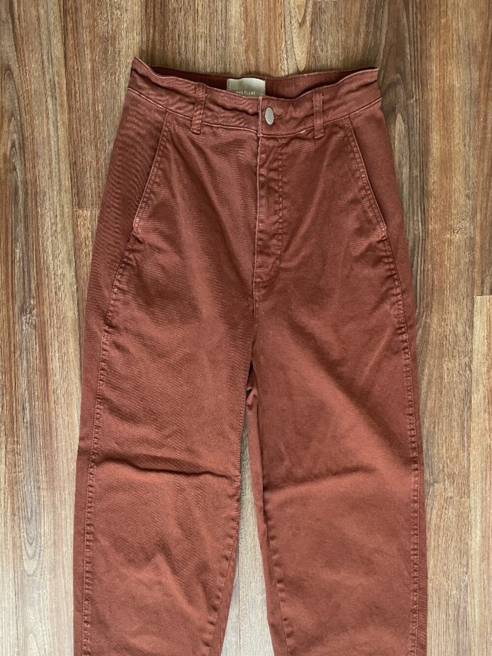 Everlane Utility Barrel Pant, Rosewood- Size 10